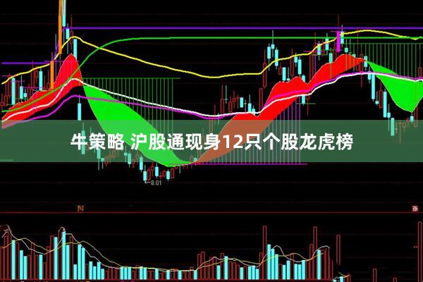 牛策略 沪股通现身12只个股龙虎榜