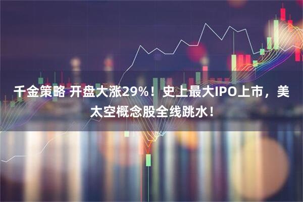 千金策略 开盘大涨29%！史上最大IPO上市，美太空概念股全线跳水！